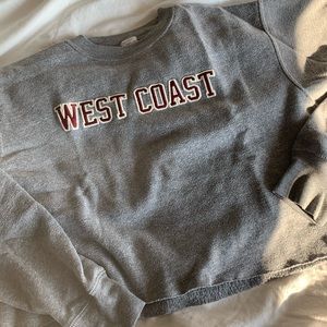 Brandy Melville West Coast logo sweater